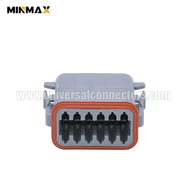 dt06 12sa c015 female 12 pins gray wire & cable plug housings crankshaft dt connector