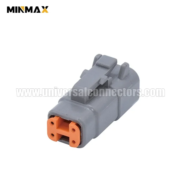 dtm06 4s female 4 pins gray ecu sensorautomotive electrical dtm connector