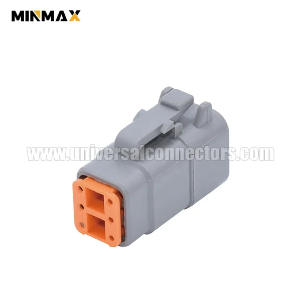 dtm06 6s female 6 pins gray forklift automotive dtm connector forklift