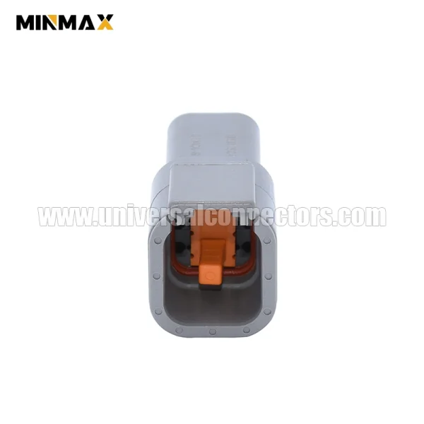 dtm04 6p male 6 pins waterproof electrical receptacle gray truck connector