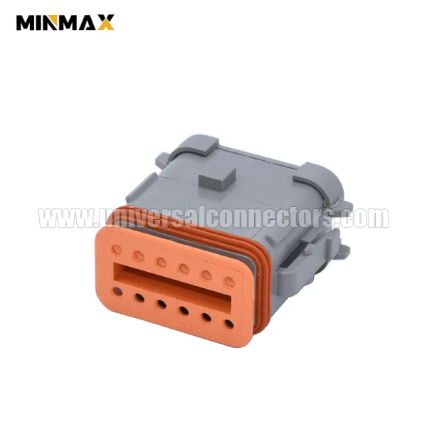 dt06 12sa ce05 female 12 pins waterproof jacket waterproof power supply dt connector