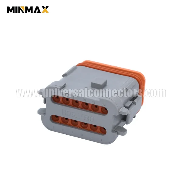 dt06 12sa ce05 female 12 pins waterproof jacket waterproof power supply dt connector