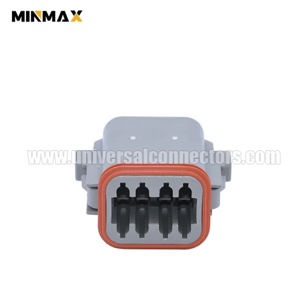 dt06 08sa c015 female 8 pins gray electrical connector cable wire chassis control system dt connector