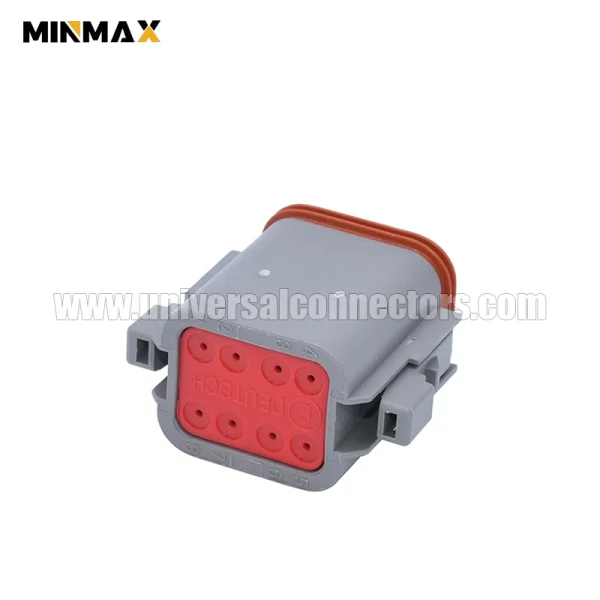 dt06 08sa c015 female 8 pins gray electrical connector cable wire chassis control system dt connector
