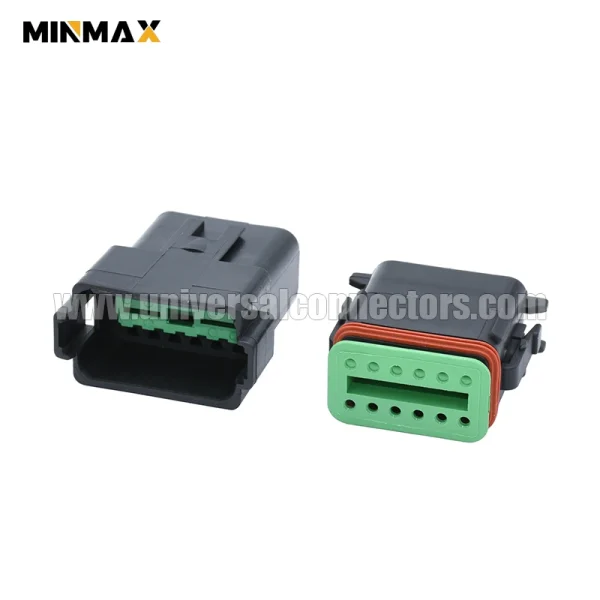dt06 12sa e004 female 12 pins black automotive electrical electric vehicles dt connector