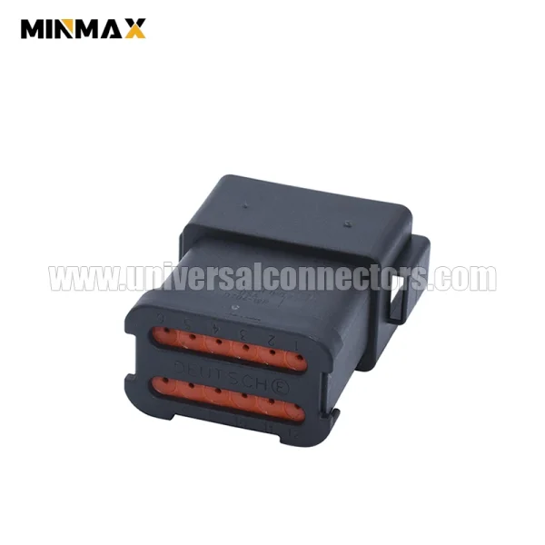 dt04 12pb ce01 male 12 pins black automobile throttle sensor dt connector