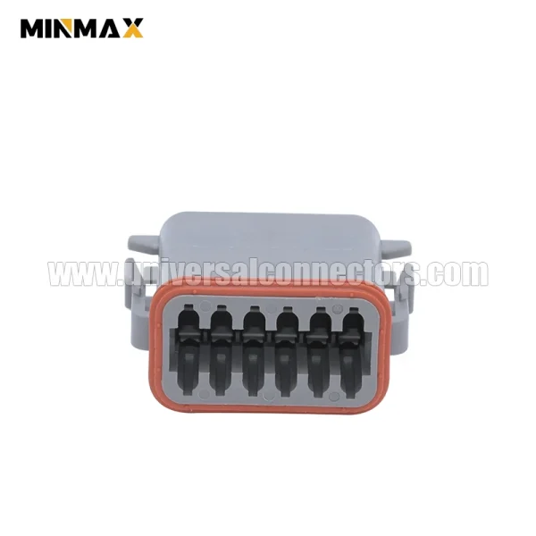 dt06 12sa female 12 pins sealable gray housing dt connector for crankshaft