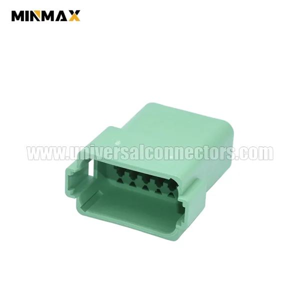 dt04 12pc male 12 pins wire to wire automotive green temperature sensor dt connector