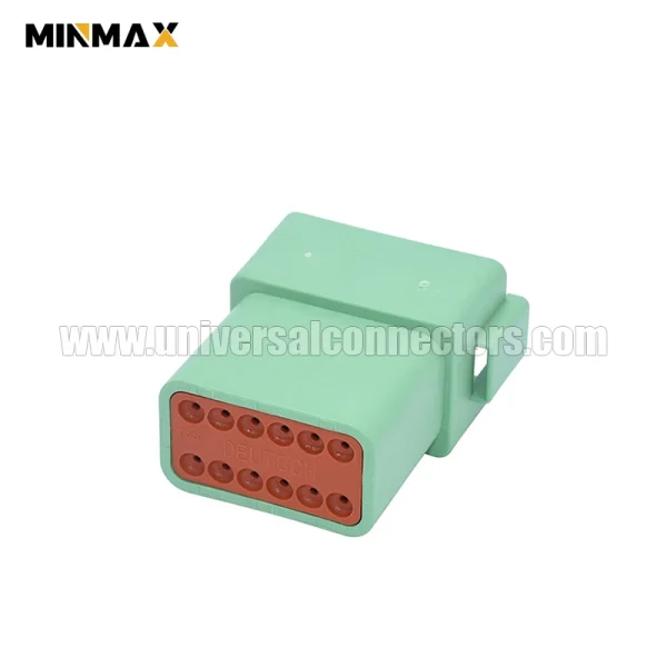 dt04 12pc male 12 pins wire to wire automotive green temperature sensor dt connector