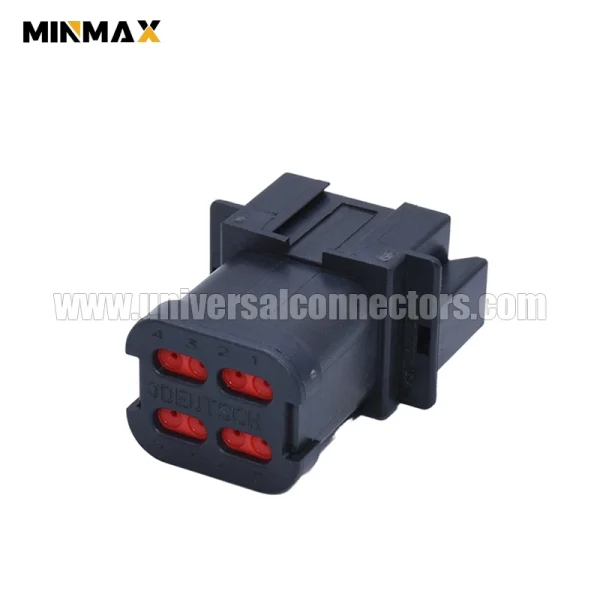 dt04 08pb ce01 male 8 pins black waterproof automobile dt connector for excavator crane