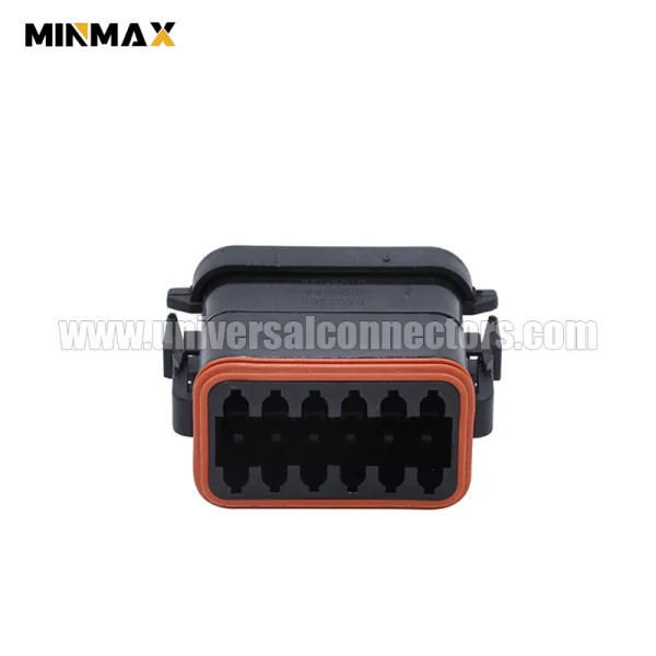 dt06 12sa e005 at06 12sa ecblk female 12 pins gray automobile dt connector marine navigation equipment
