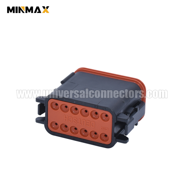 dt06 12sb female 12 pins automobile connector excavator crane dt connector