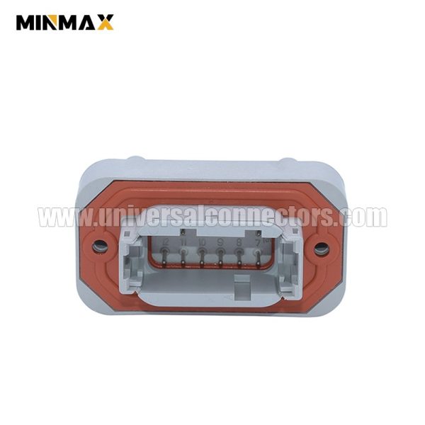 dtm15 12pa male 12 pins automobile plug for the bms,ecu,bcm,gps