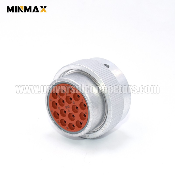 deutsch hd30 hd36 24 16se female wire to panel, sealable 16 pins socket plug for knock sensor