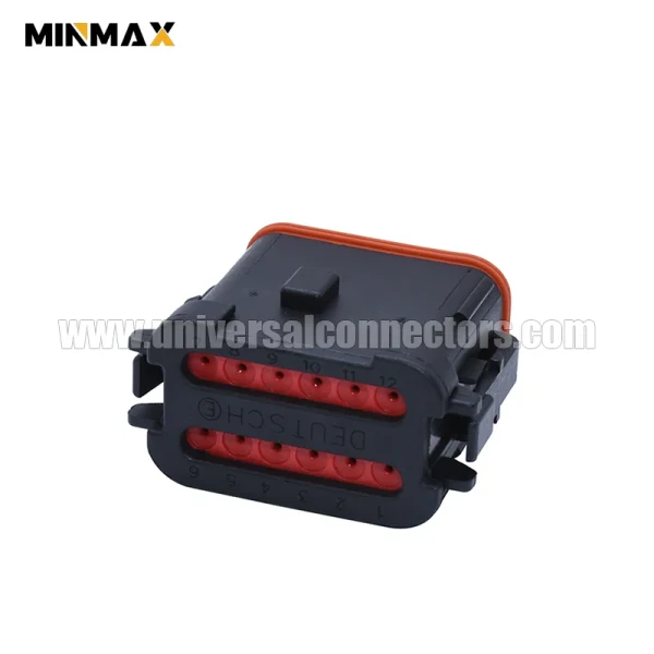 dt06 12sb ce05 female 12 pins receptacle waterproof rail traffic dt connector