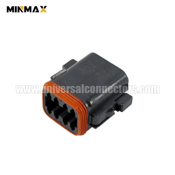 dt06 08sa ce10 female 8 pins black e seal jacket connetcor volkswagen for dt connector