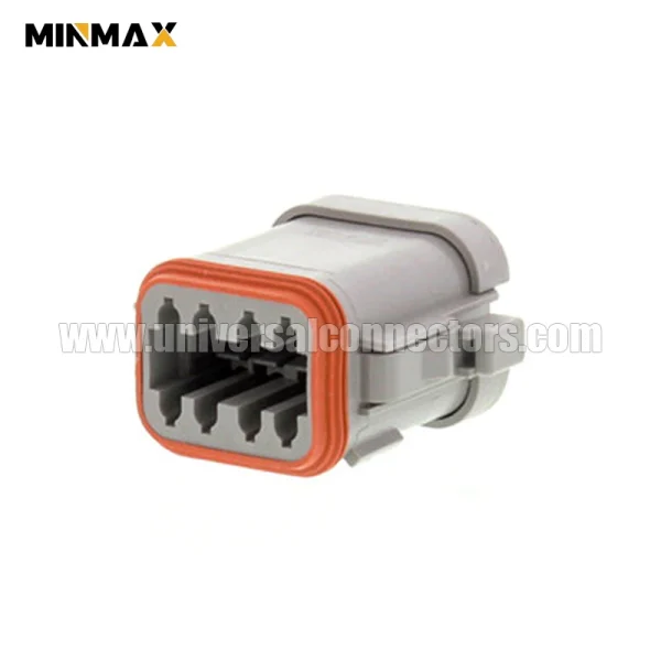 dt06 08sa ep06 female 8 pins sealable gray wire & cable power grain harvester dt connector