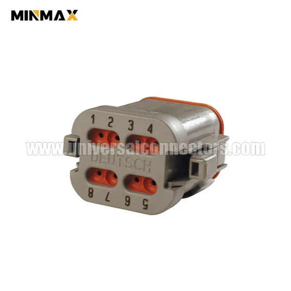 dt06 08sa ep06 female 8 pins sealable gray wire & cable power grain harvester dt connector