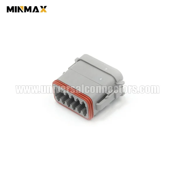 dt06 12sa e003 at06 12sa ec01 female 12 pins in line free hanging black grain harvester dt connector