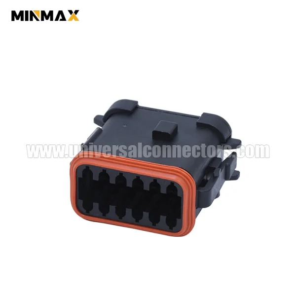 dt06 12sb ce05 female 12 pins receptacle waterproof rail traffic dt connector