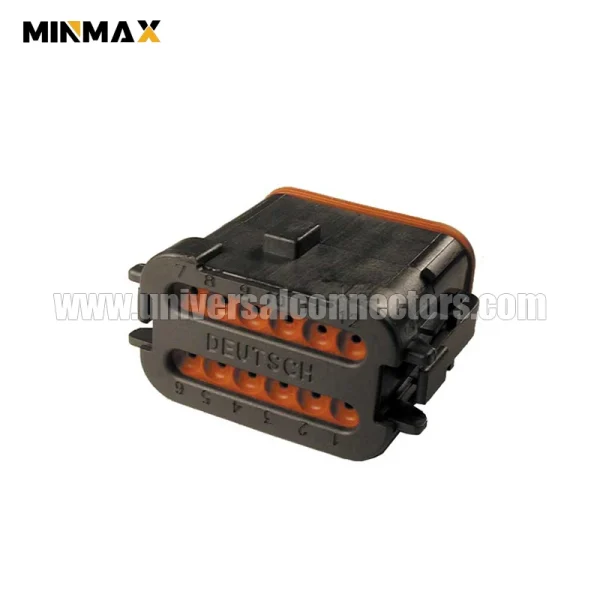 dt06 12sb ep06 female 12 pins black, wire and cable plug housings unmanned aerial vehicle dt connector
