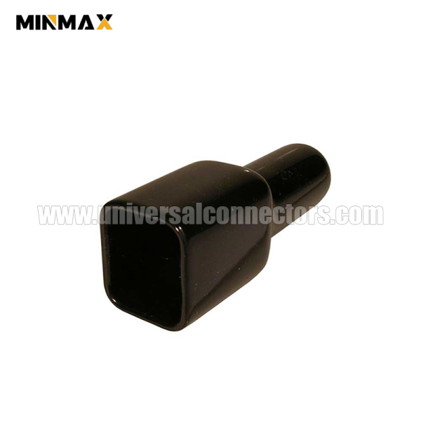 dt4p bt bk boot for dt connector4 way recept black