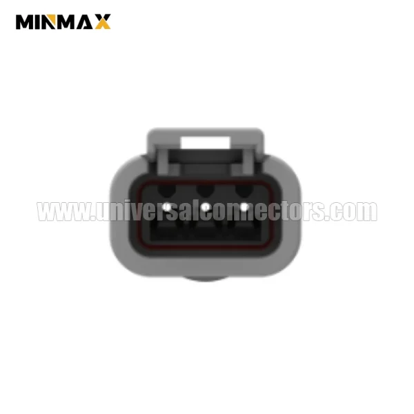 dtm04 3p e007 male 3 pins cable mount gray dtm connetcor for in car infotainment system