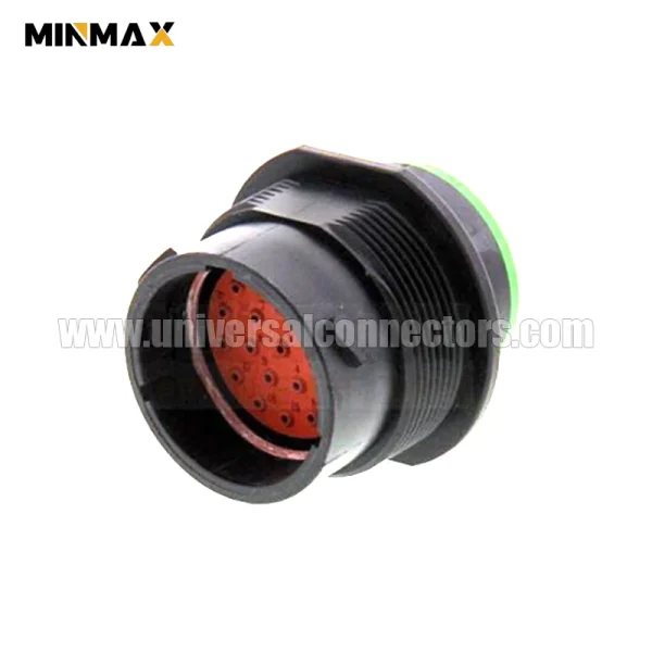 hdp24 18 21pn male waterproof black 21 pins automotive connector for plc controller