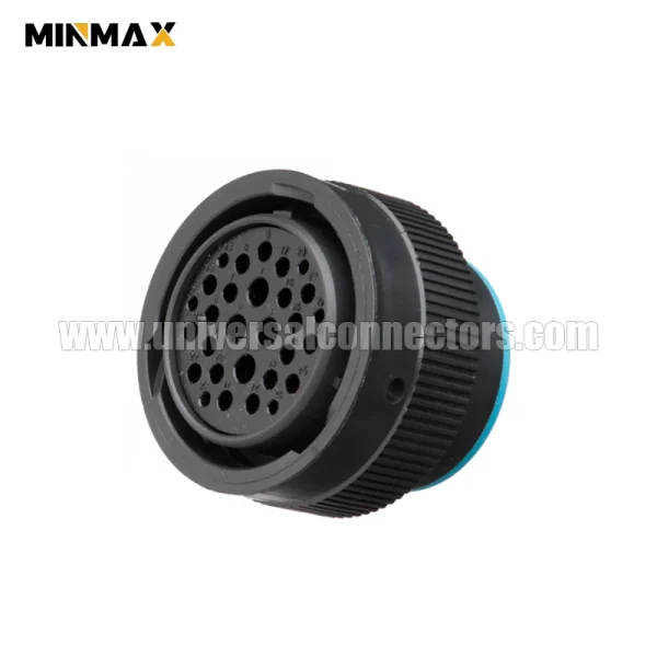 deutsch hdp20 hdp24 24 29se female 29 pins wire to panel, sealable, black automotive connector for train control system