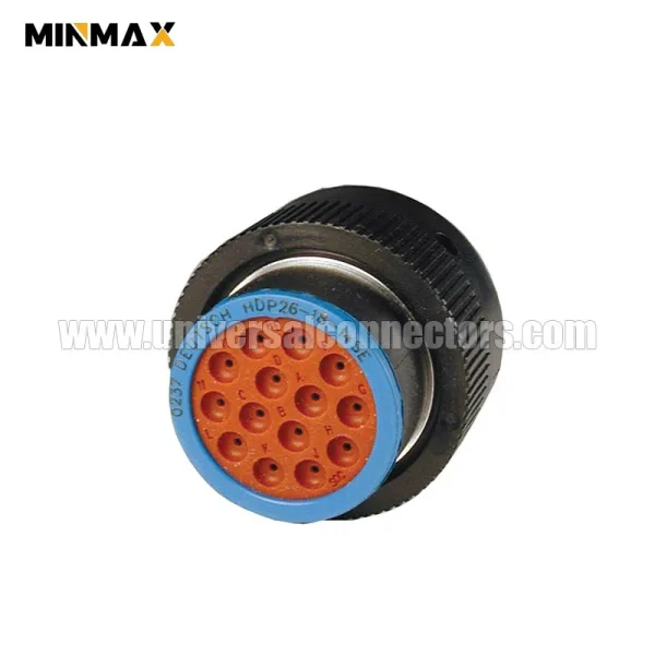 hdp26 18 14se female 14 pins automotive connector