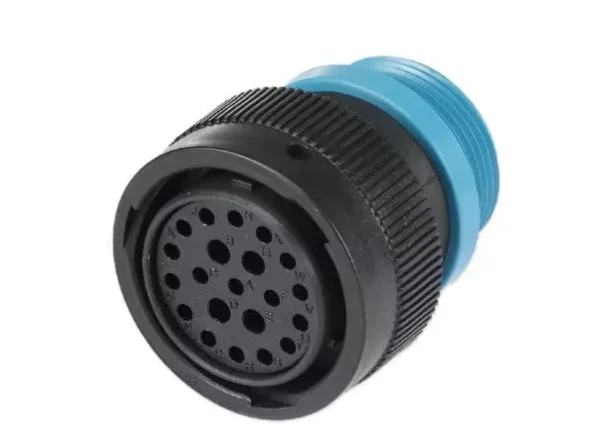 deutsch hdp20 hdp26 24 21se l015 female 21 pins automotive connector wire to panel, sealable, black for truck