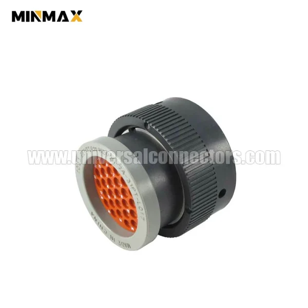 deutsch hdp20 hdp26 24 31pt l017 male wire to panel, sealable, black 31 pins automotive connector for underwater sensors