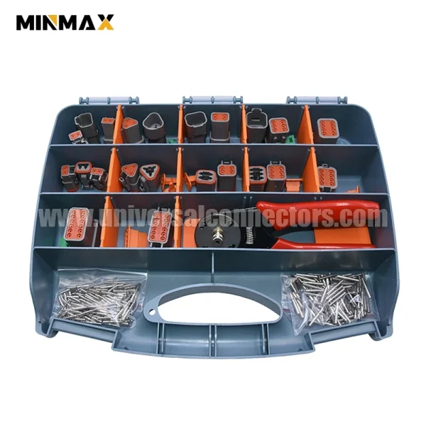 dtm kit 339 gray deutsch dtm series car electrical connector kit for electric vehicle with 20 awg terminals and removal tool 0411 240 2005